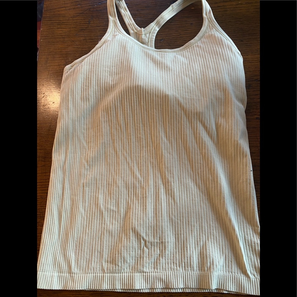 Lululemon Ebb to Street tank Dew Green Size 10